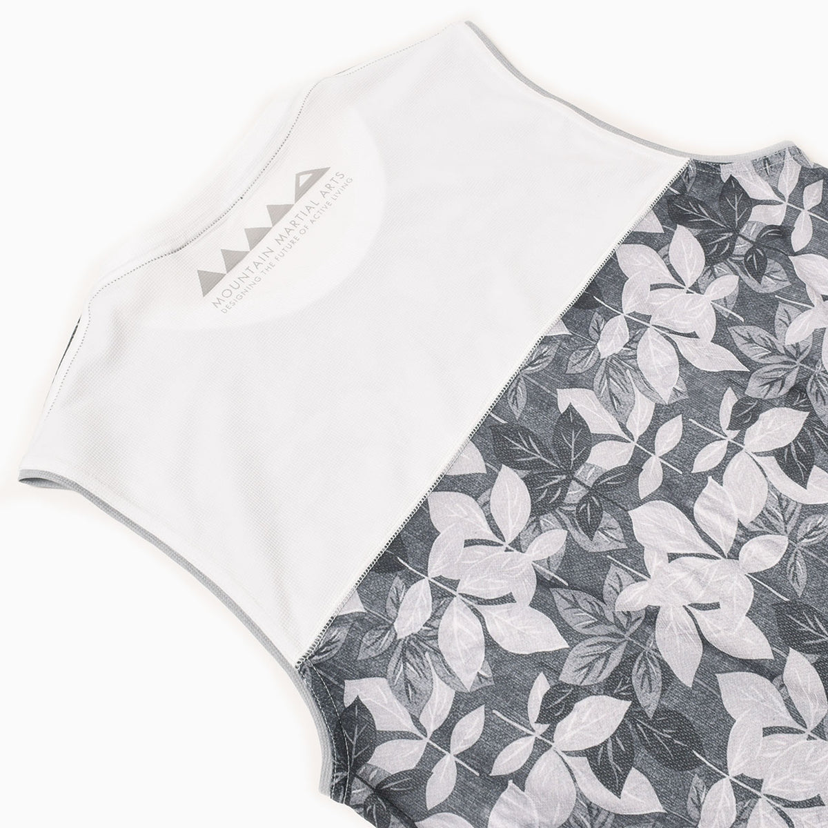 MMA Aloha Mesh Panel Sleeve-less   - White -