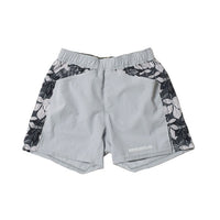 MMA Side Graphic Run Shorts  - Gray -