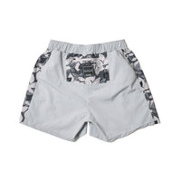 MMA Side Graphic Run Shorts  - Gray -