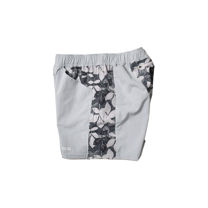 MMA Side Graphic Run Shorts  - Gray -