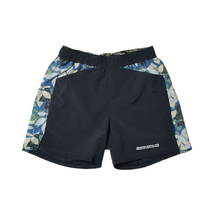 MMA Side Graphic Run Shorts  - Navy -