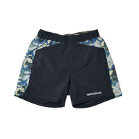 MMA Side Graphic Run Shorts  - Navy -