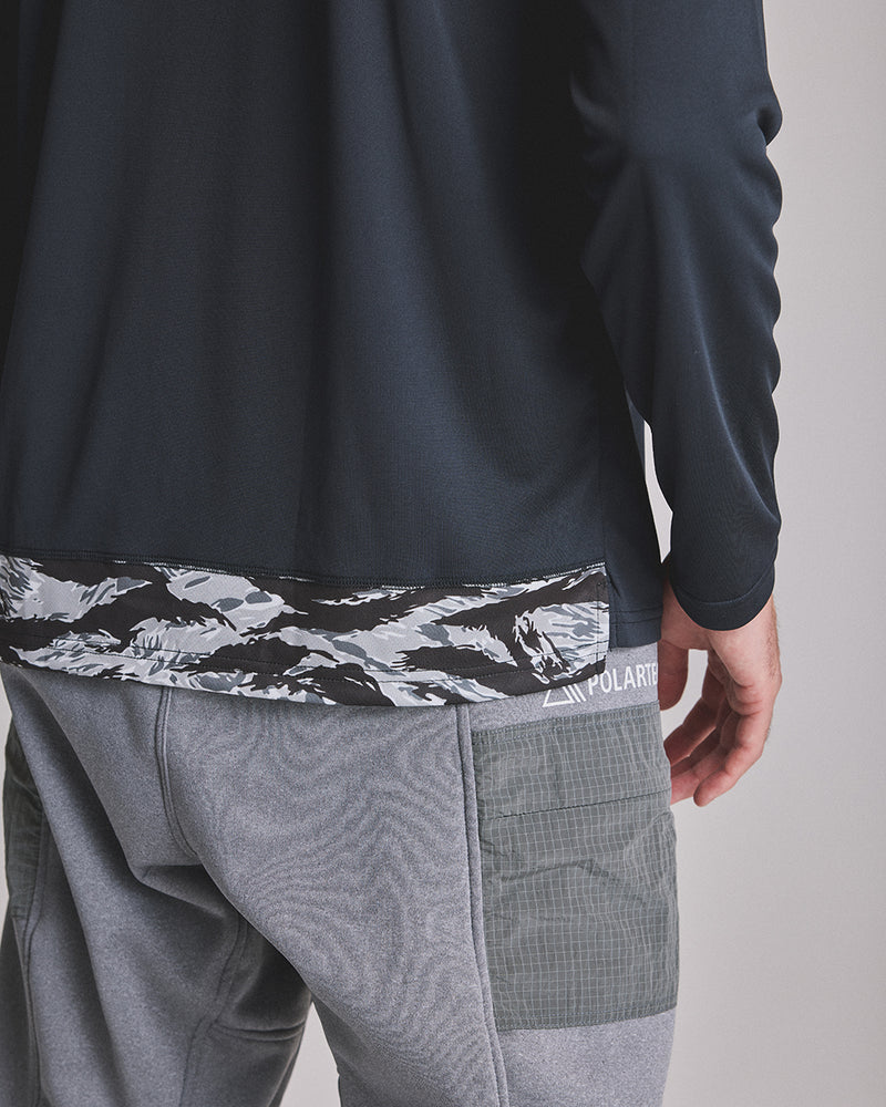 MMA Pocket Long Tee POLARTEC® version (Black)