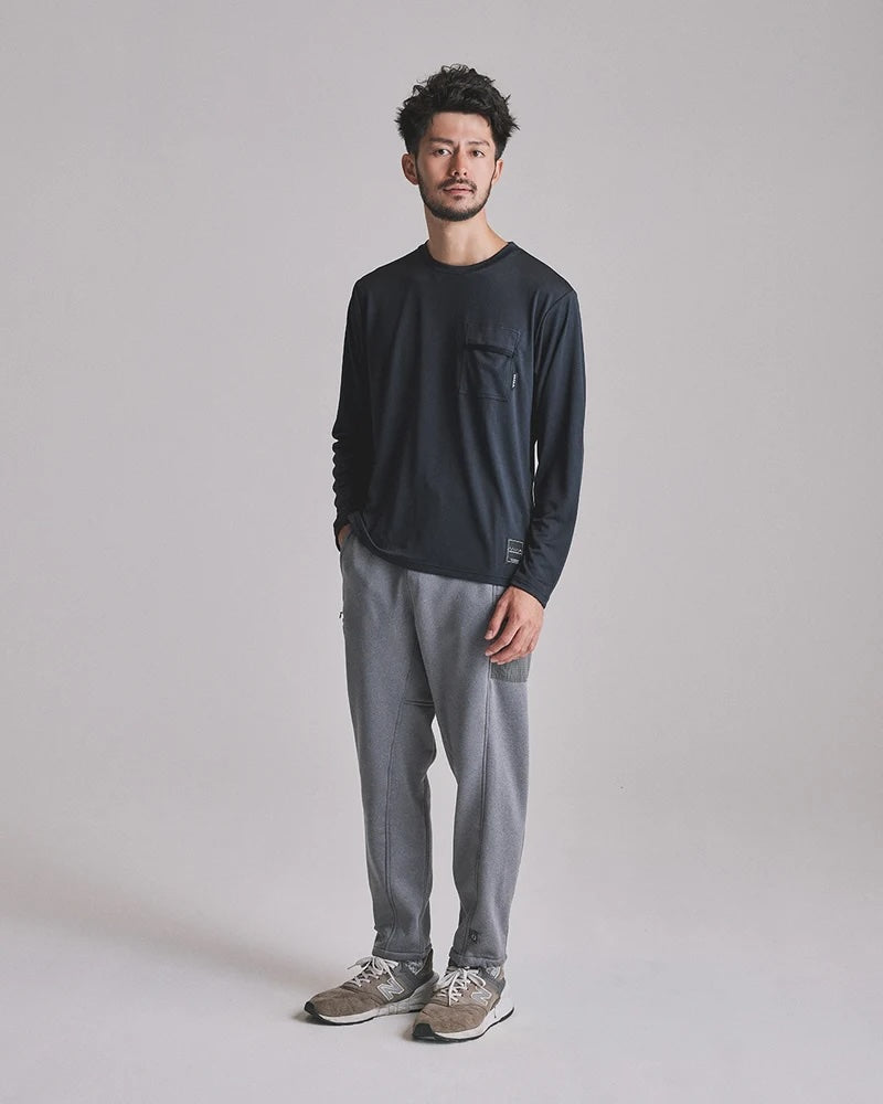 MMA Pocket Long Tee POLARTEC® version (Black)