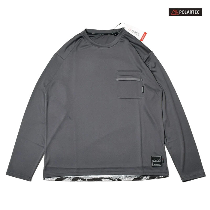MMA Pocket Long Tee POLARTEC® version (Gray)