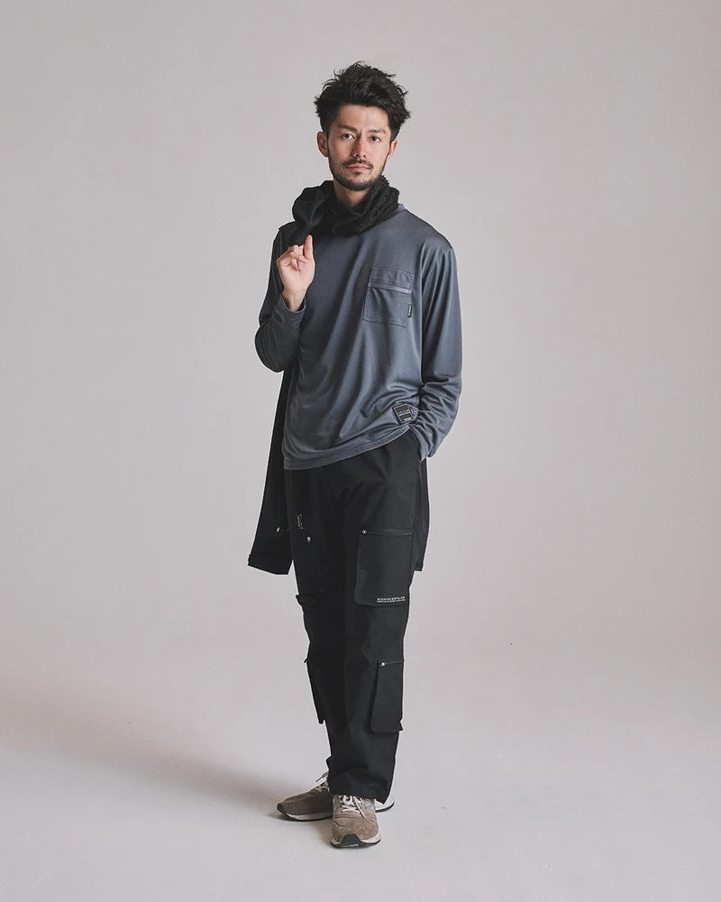 MMA Pocket Long Tee POLARTEC® version (Gray)