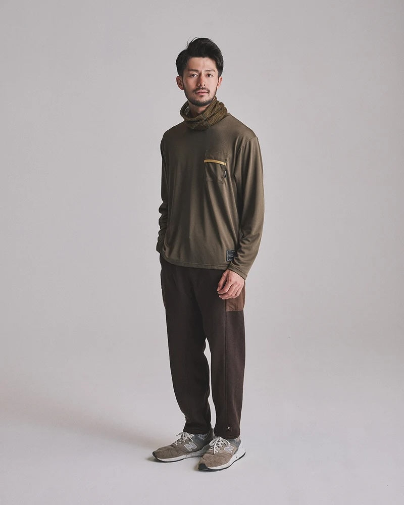 MMA Pocket Long Tee POLARTEC® version (Olive)