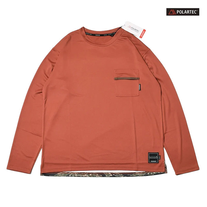 MMA Pocket Long Tee POLARTEC® version (Terracotta)