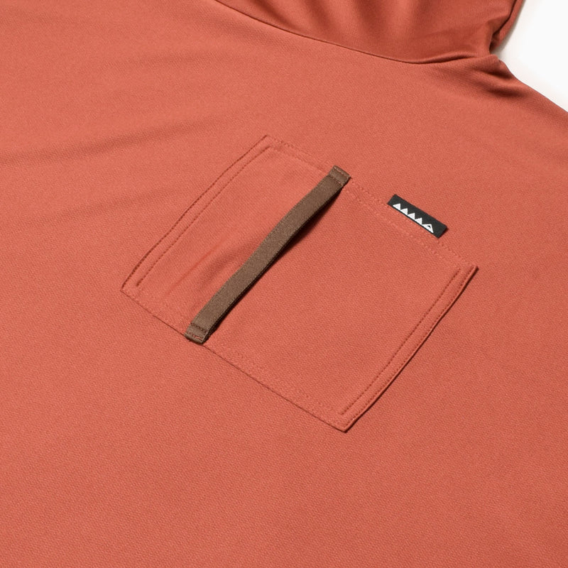 MMA Pocket Long Tee POLARTEC® version (Terracotta)