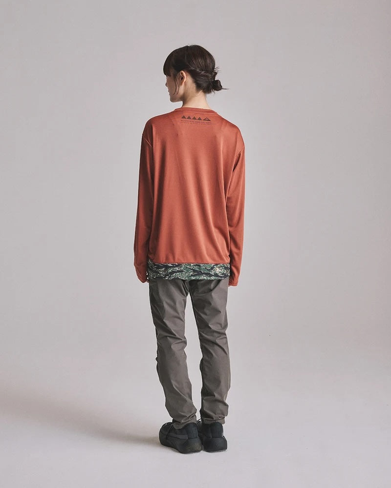 MMA Pocket Long Tee POLARTEC® version (Terracotta)