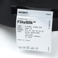 FliteSilk™ 5‑Panel Pinch Cap Black