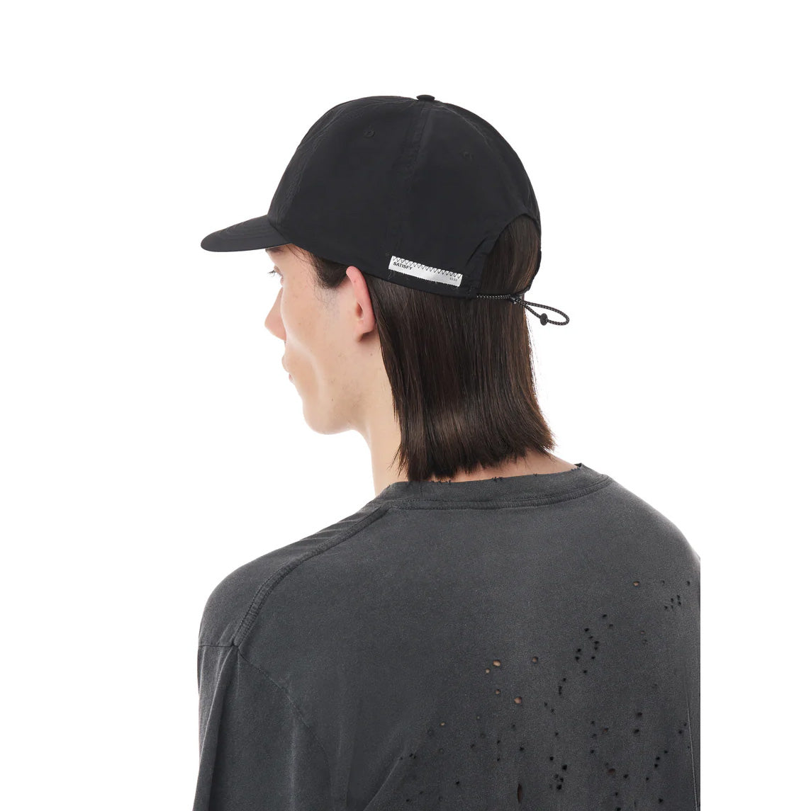 FliteSilk™ 5‑Panel Pinch Cap Black – CONNECTED