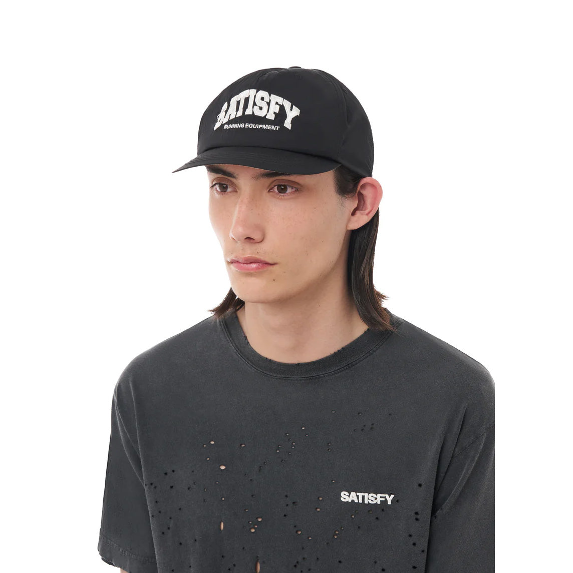 FliteSilk™ 5‑Panel Pinch Cap Black