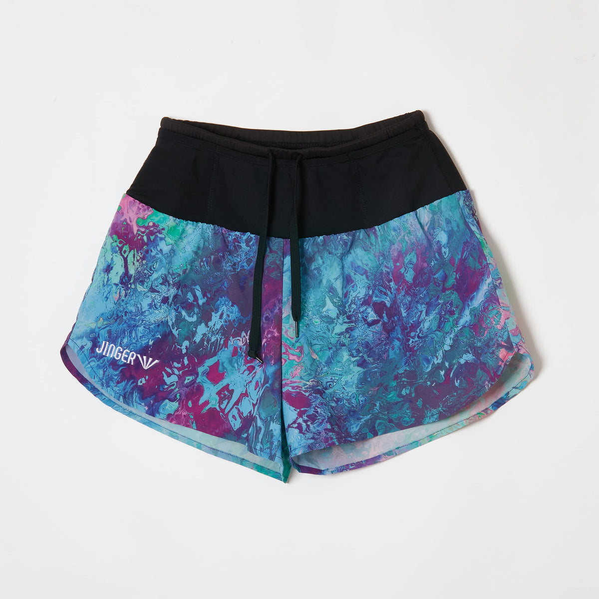 【JINGER】ウィメンズ　マルチポケット付きランニングパンツ【JF-2068/BLU】