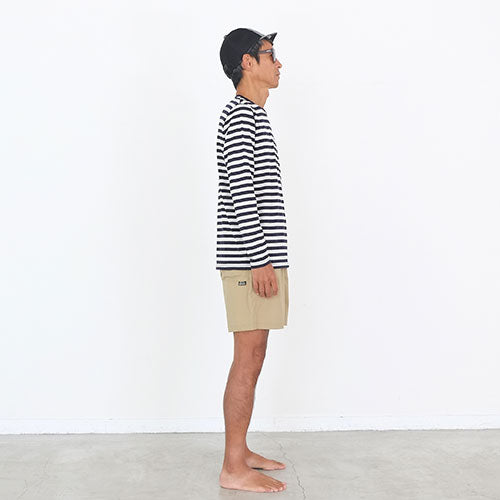 MERINO BORDER LONG T-SHIRT