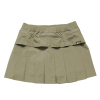 PLEATS SKIRT (WITH INNER) / OLIVE