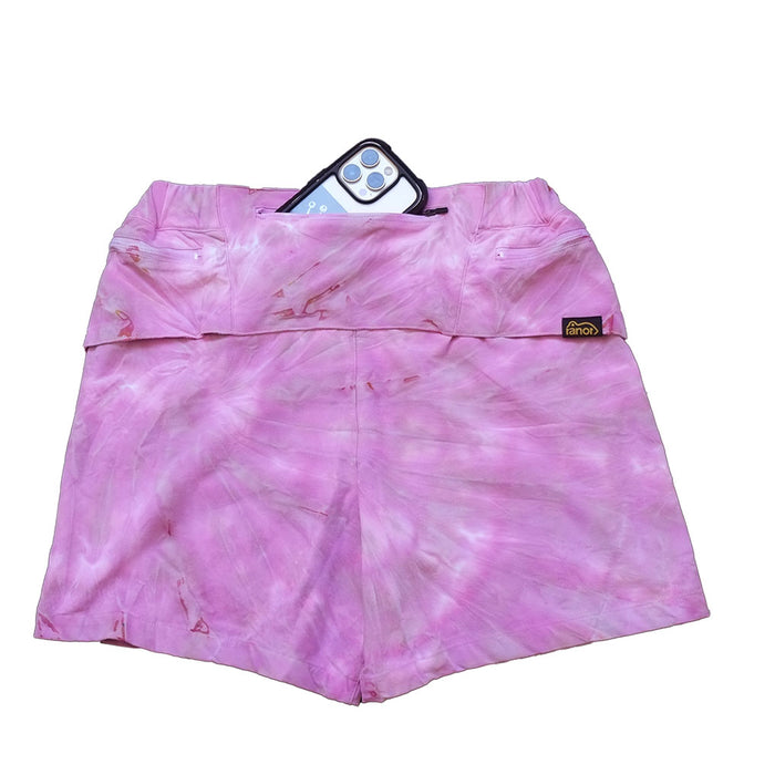 TIE DYEING MIDDLE SHORTS PINK