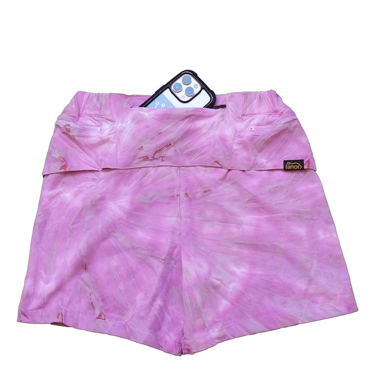 TIE DYEING MIDDLE SHORTS PINK