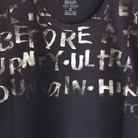 PLATINUM HAKU PRINT T-SHIRT BLACK