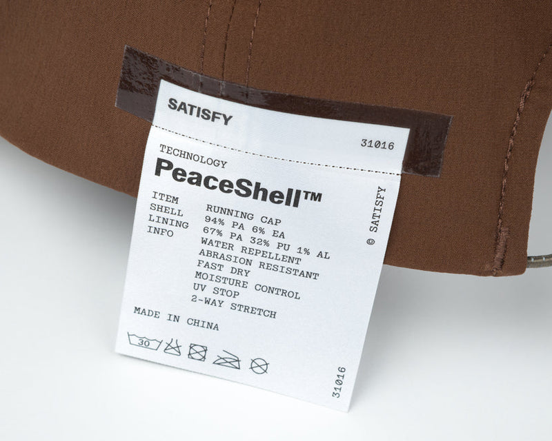 PeaceShell™ Running Cap Brown