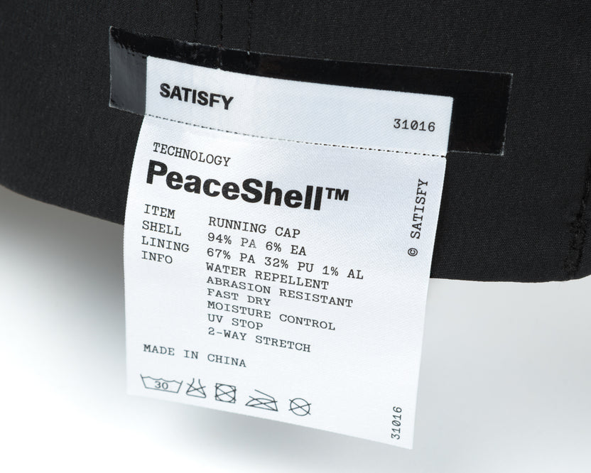 PeaceShell™ Running Cap BLACK