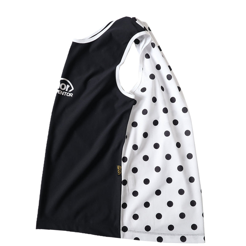 DOTS NOSLEEVE BLACK