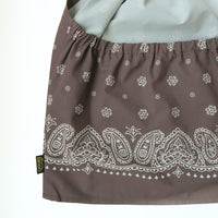 PANEL HALTER NECK BROWN