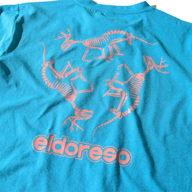 Bone Deinosaur Long T(Turquoise)