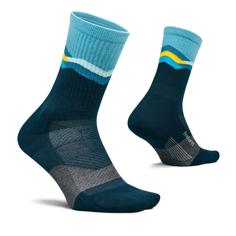 TRAIL MAX CUSHION MINI CREW - mountain high blue