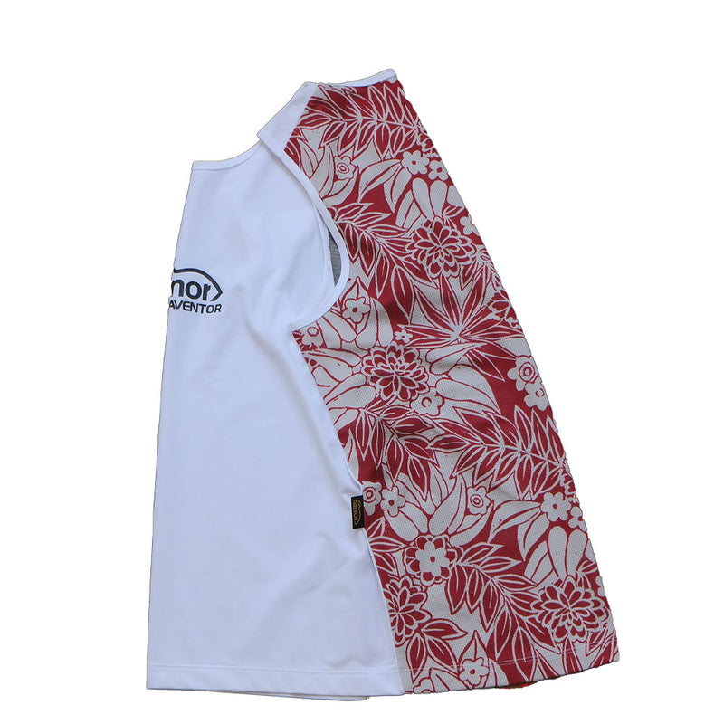 LEAF NOSLEEVE  RED