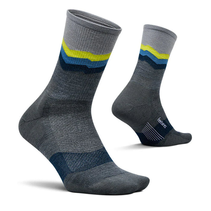 Merino 10 Max Cushion Mini Crew Switchback gray