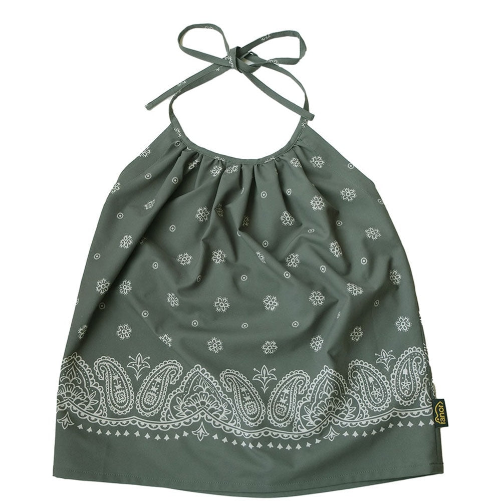PANEL HALTER NECK OLIVE