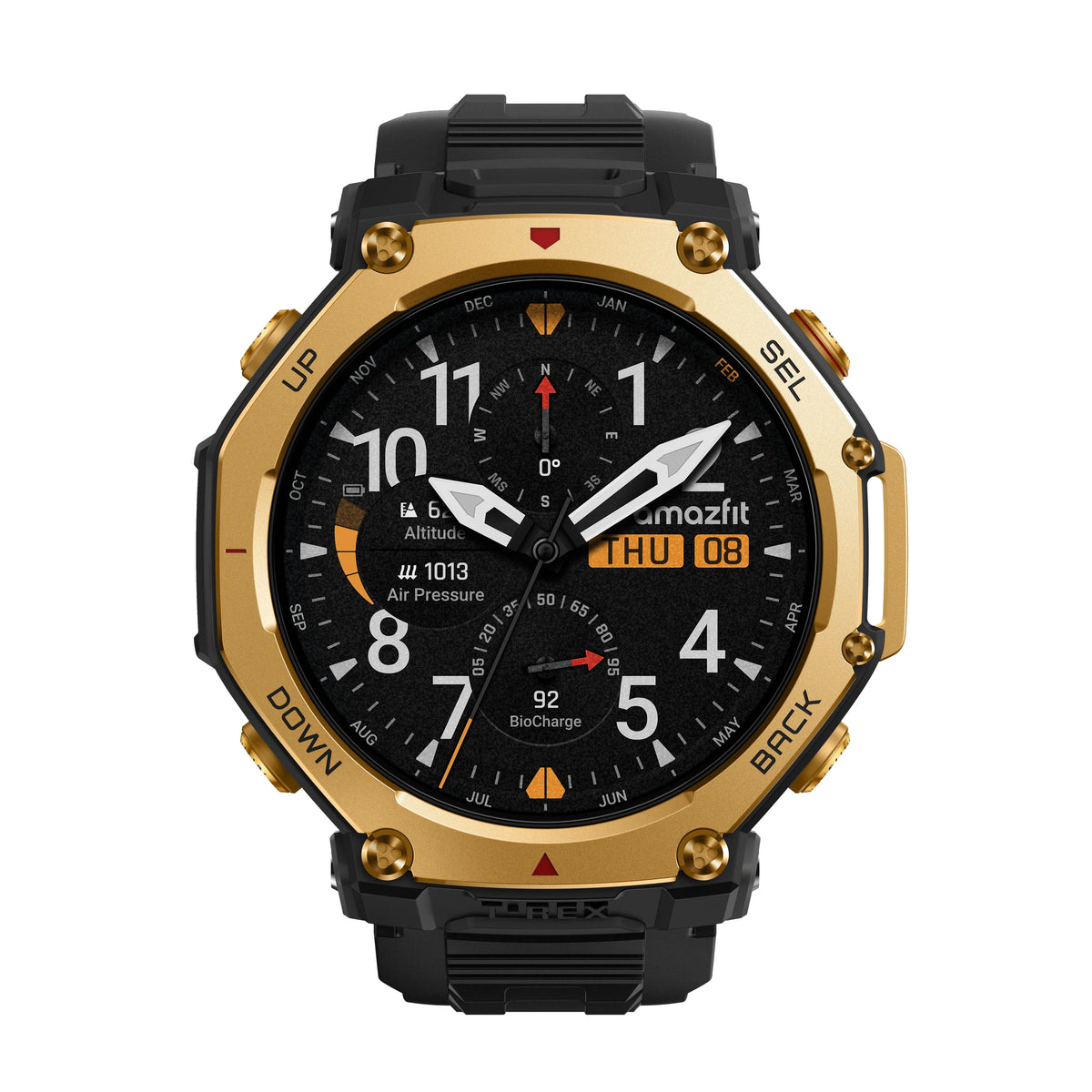 Amazfit T-Rex 3 Pro 48mm ブラックゴールド