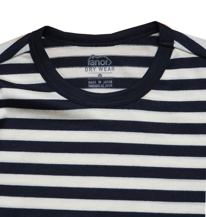 MERINO BORDER LONG T-SHIRT