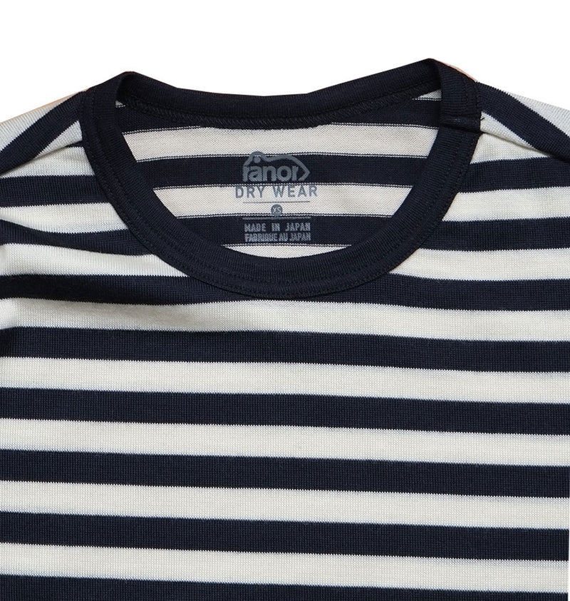 MERINO BORDER LONG T-SHIRT