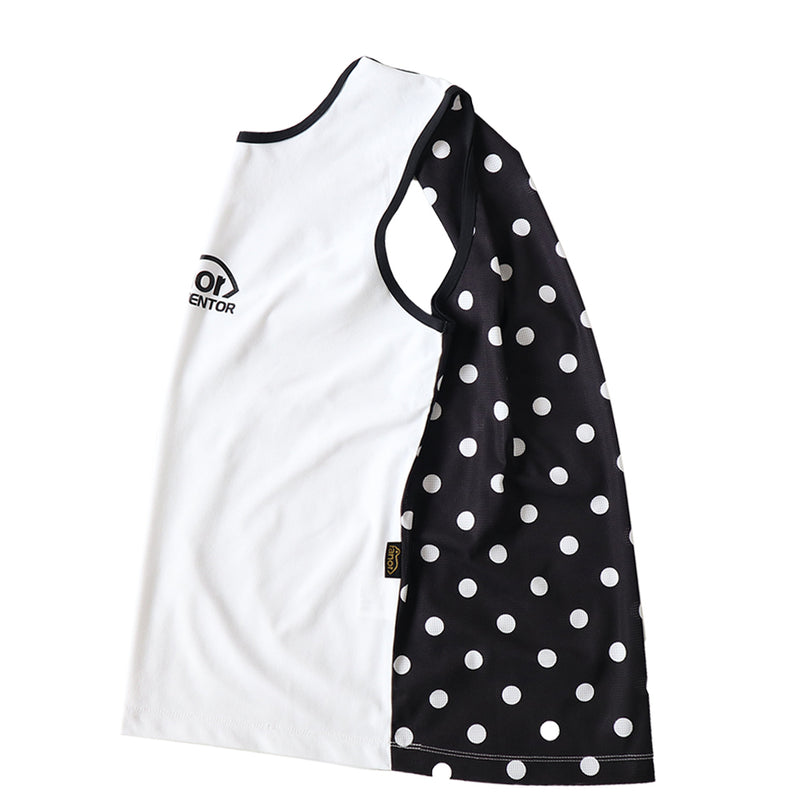 DOTS NOSLEEVE WHITE