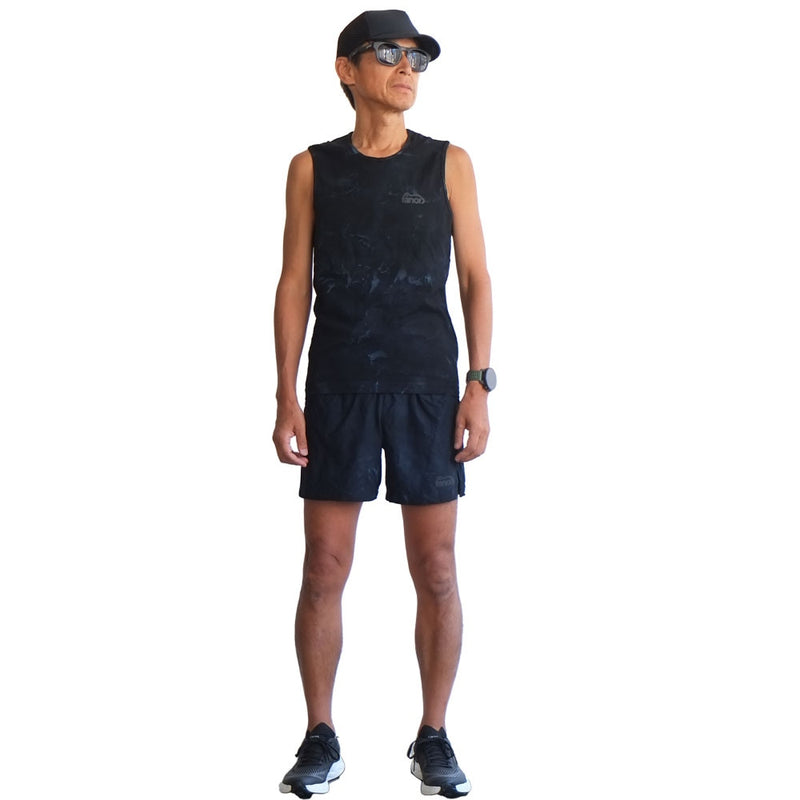 TIE DEYING NOSLEEVE　BLACK