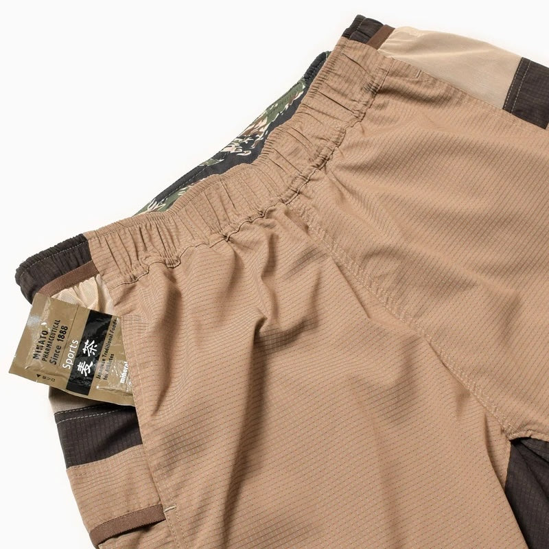 MMA Primeflex® DotAir® 7-pockets Run Shorts (Beige)