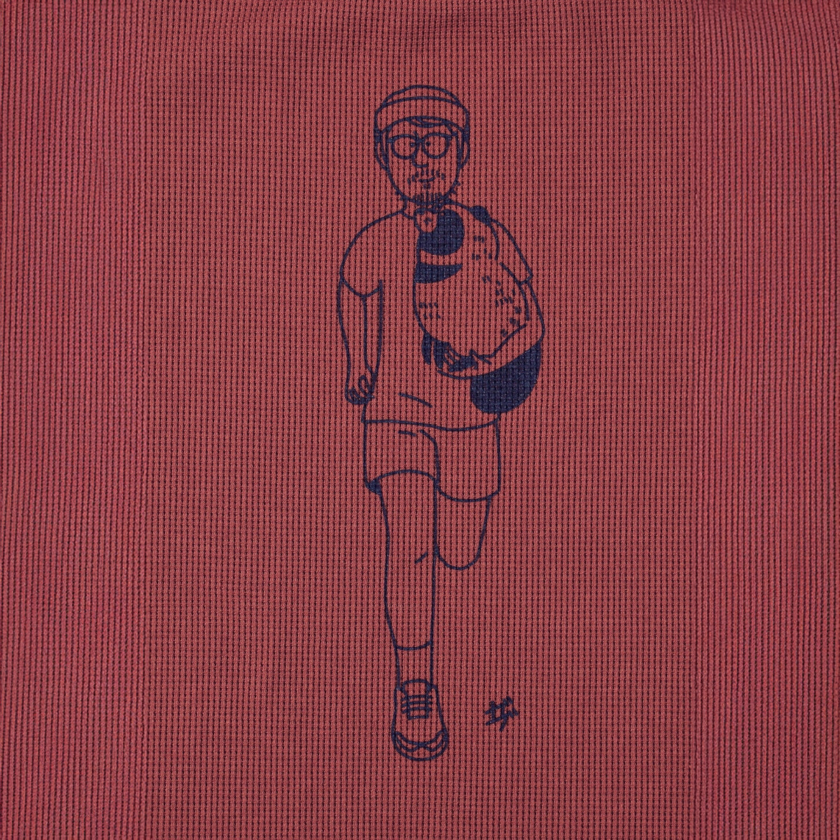 Waffle MHN BigT : Burgundy