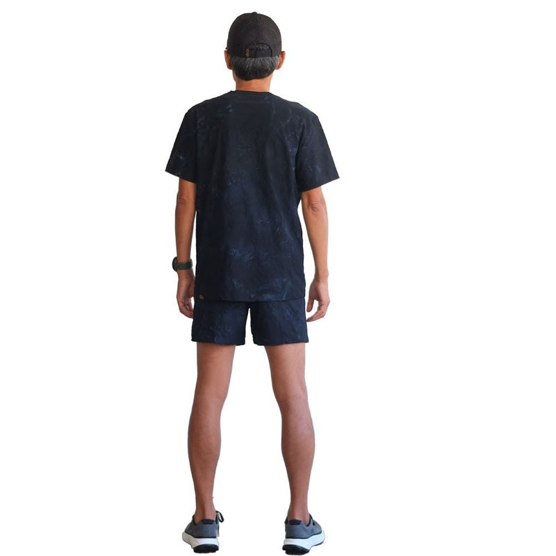 TIE DYEING MIDDLE SHORTS
