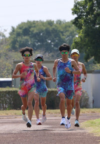 【JINGER】ウィメンズ　マルチポケット付きランニングパンツ【JF-2068/RED】