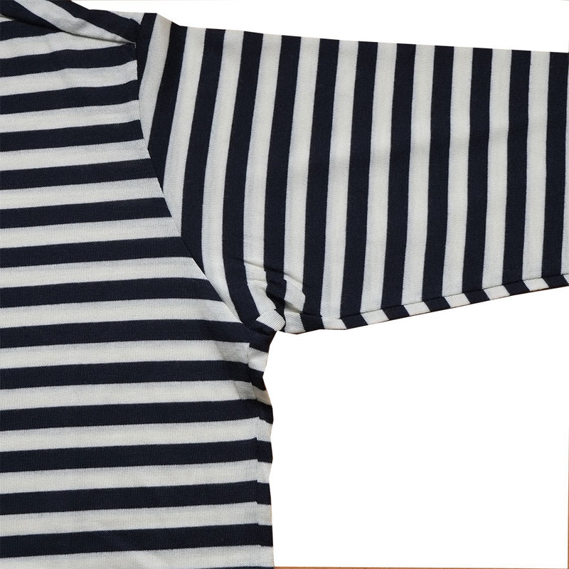 MERINO BORDER LONG T-SHIRT