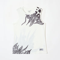 【JINGER】メンズ　ノースリーブシャツ【JM-6024/WHT】
