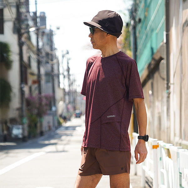 ウォーキング・ランニングウェア tannuki Arrow SS Henry : Color Navy Arrow NS Henry 2 : Color Burgundy | TANNUKI Running Wear Shop