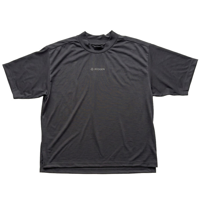 AXIO WOOL MOCK TEE　CHACOAL
