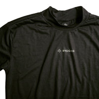 AXIO WOOL MOCK TEE　BLACK