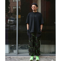 AXIO WOOL MOCK TEE　BLACK
