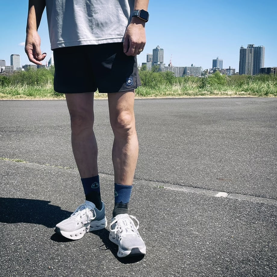 F&M ACTIVE SHORTS 06 - チャコール