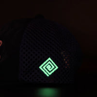 Jump Around Cap -Black　メンズレディースランニングキャップ