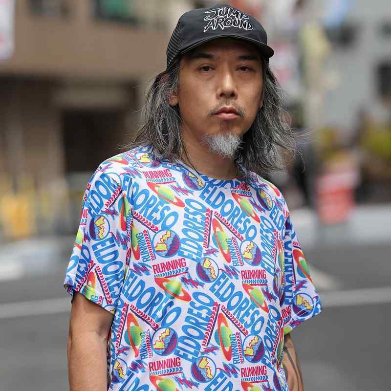 Jump Around Cap -Black　メンズレディースランニングキャップ